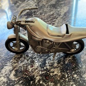 Mini motorcycle coin bank